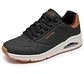 Zapatilla Hombre Uno Urbano Skechers 183004-blk Negro 39 - Miniatura 6
