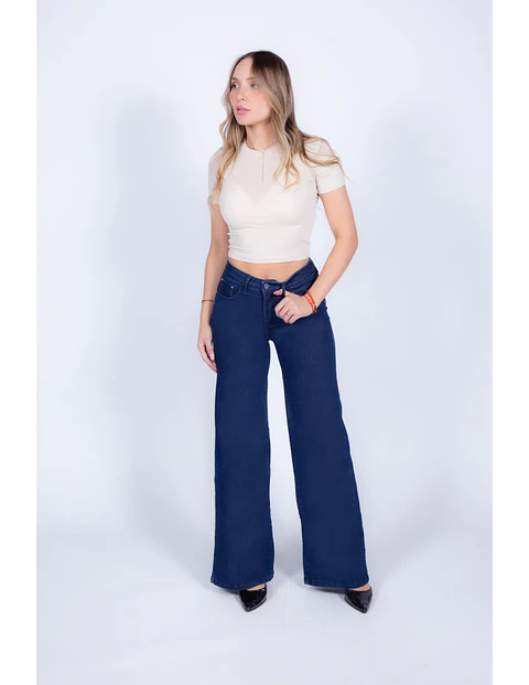 Jeans Mujer T/a Wide Leg Mohicano 433300 Denim 36