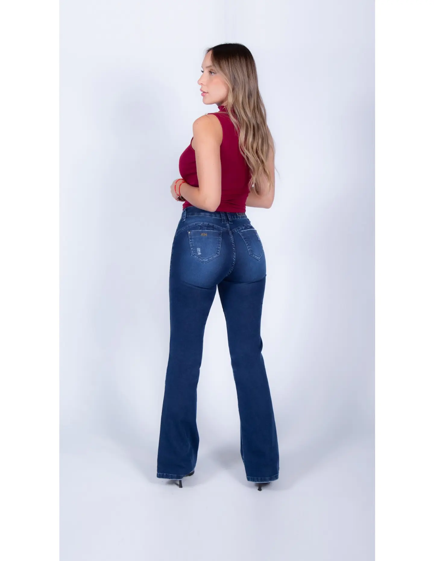 Jeans Mujer T/m Flare Mohicano 430100 Denim 36 3