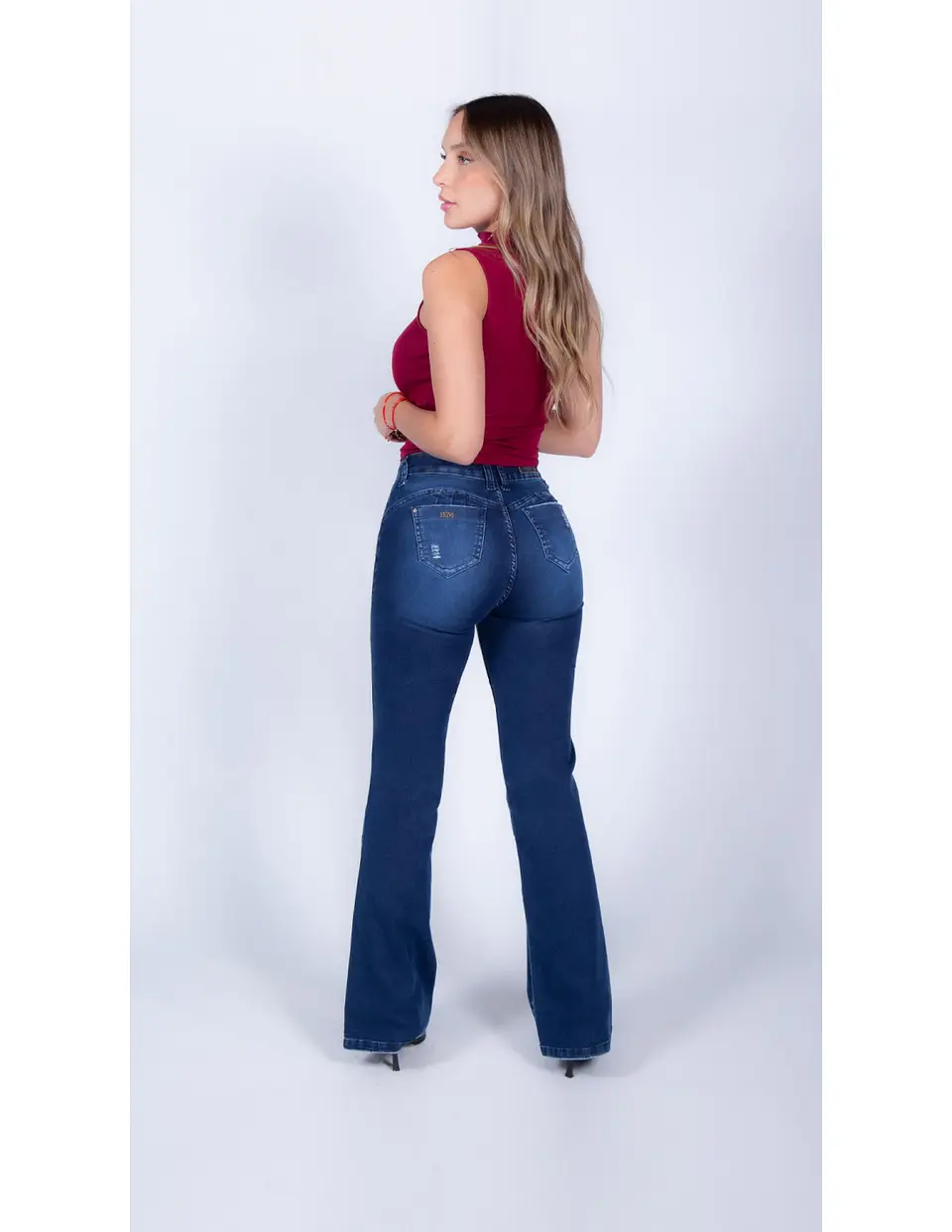 Jeans Mujer T/m Flare Mohicano 430100 Denim 36 3