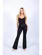 Jeans Mujer T/a Flare Pretina Ancha Mohicano 432200 Negro 36 - Miniatura 1