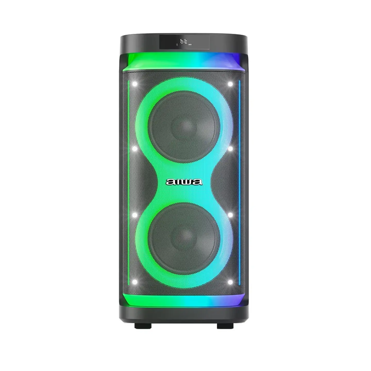 Parlante Bluetooth Portatil Aiwa Karaoke Tws Led Aw-poh5d Negro 1
