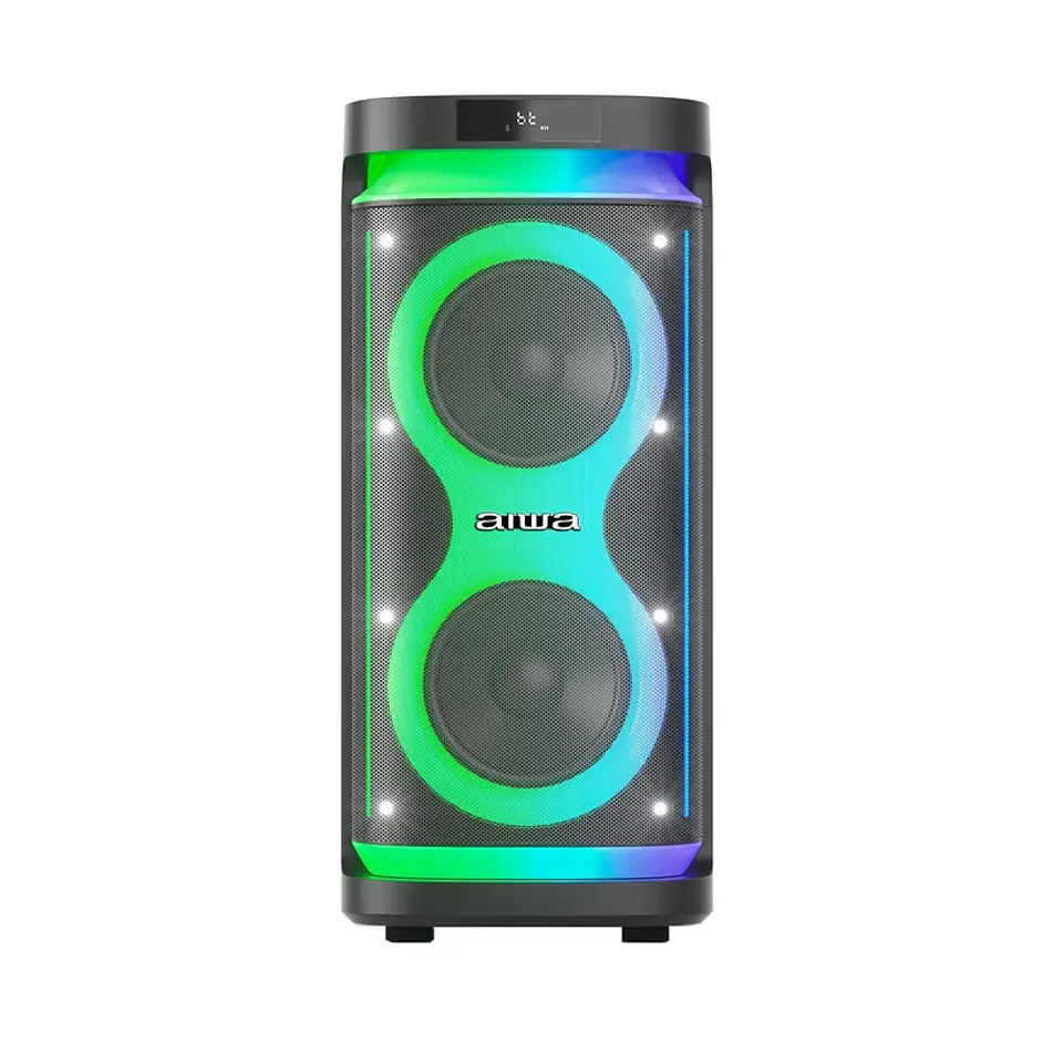 Parlante Bluetooth Portatil Aiwa Karaoke Tws Led Aw-poh5d Negro 1