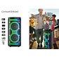 Parlante Bluetooth Portatil Aiwa Karaoke Tws Led Aw-poh5d Negro - Miniatura 4