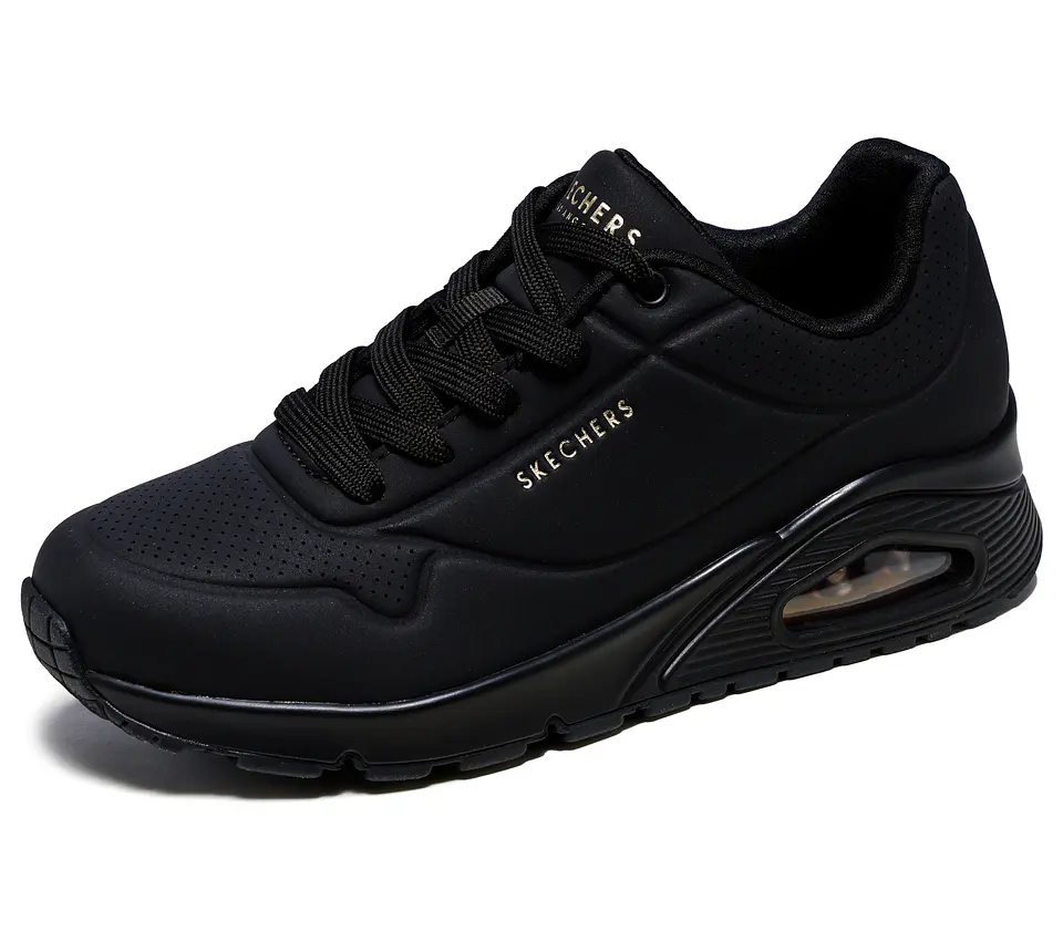 Zapatilla Aire Mujer Uno Casual Skechers 73690-bbk Negro 35 2