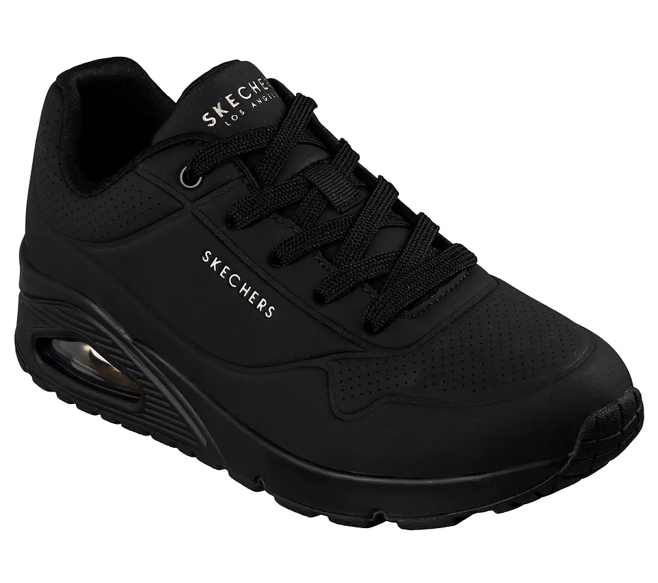 Zapatilla Aire Mujer Uno Casual Skechers 73690-bbk Negro 35 4