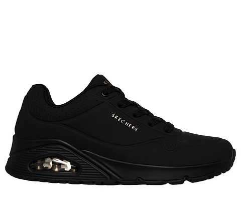 Zapatilla Aire Mujer Uno Casual Skechers 73690-bbk Negro 35