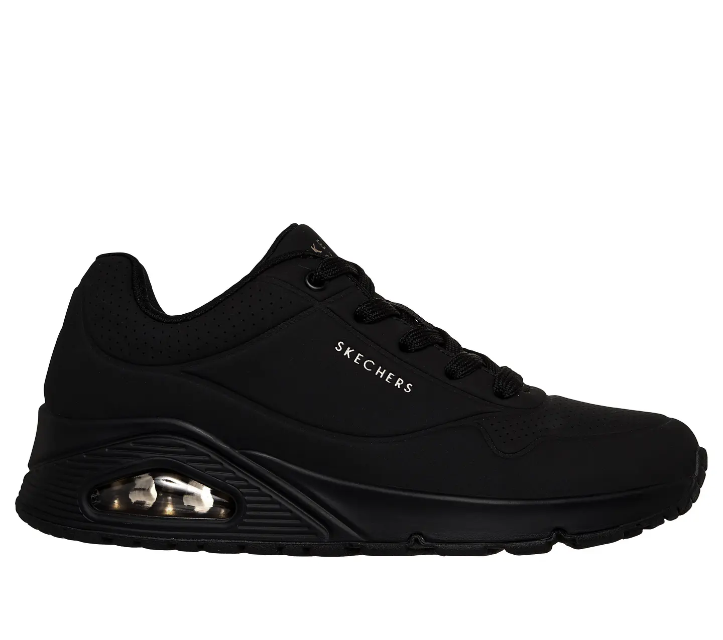 Zapatilla Aire Mujer Uno Casual Skechers 73690-bbk Negro 35 1