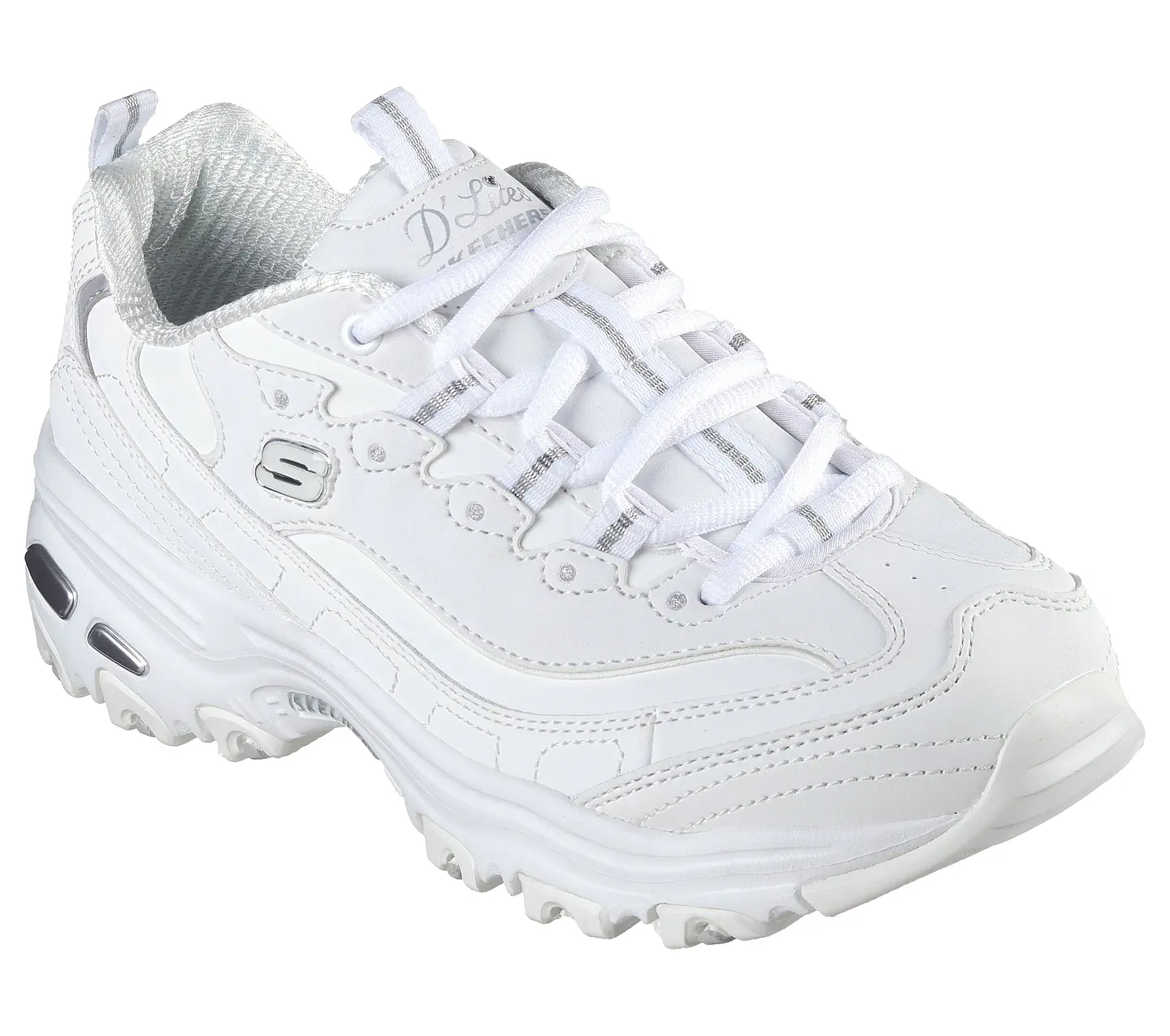 Zapatilla Moda Mujer D'lites Casual Skechers 11949-wsl Blanco 35 3