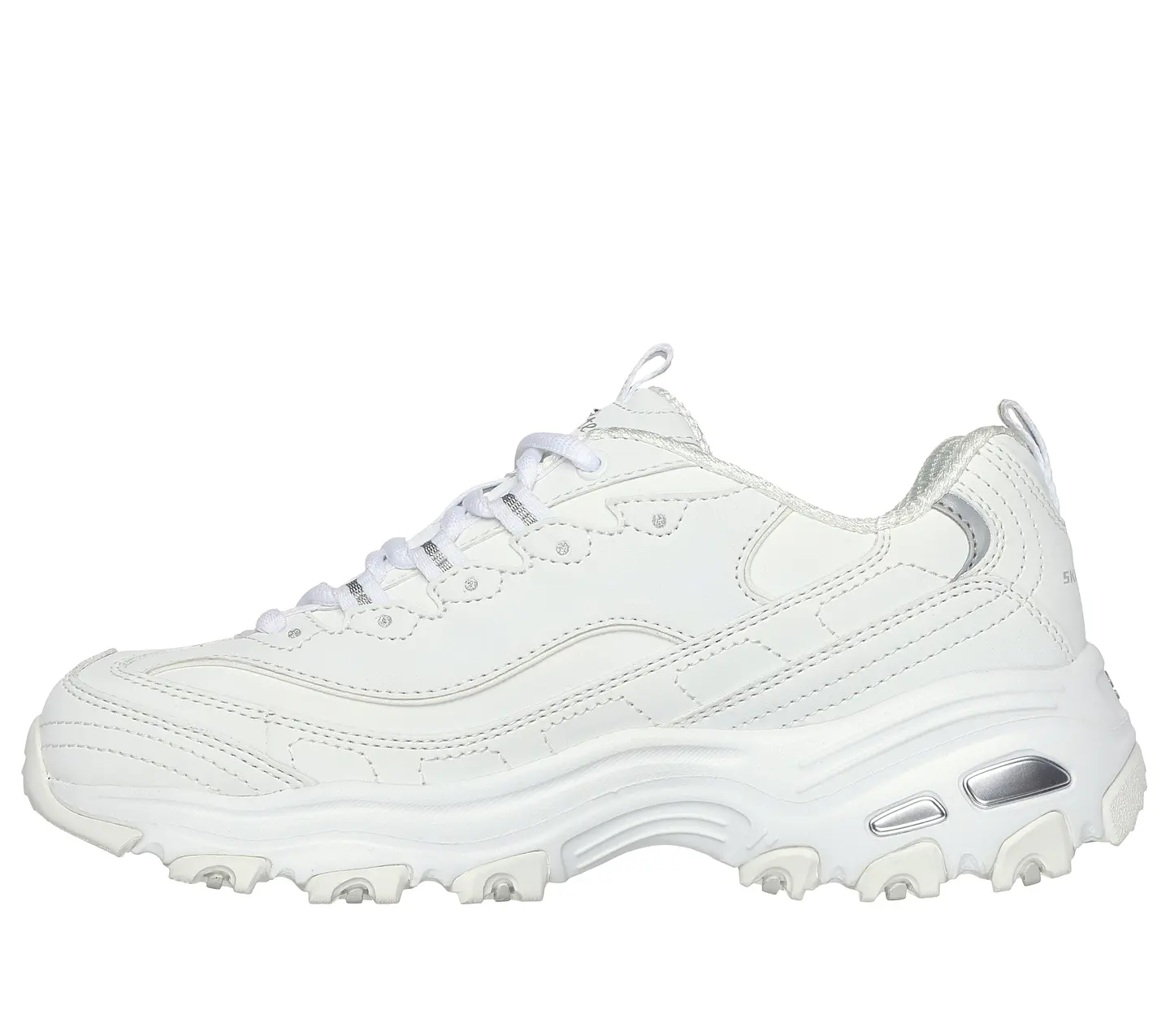 Zapatilla Moda Mujer D'lites Casual Skechers 11949-wsl Blanco 35 4