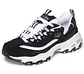 Zapatilla Mujer D´lites Biggest Fan Casual Skechers 11930-bkw Negro-blanco 35 - Miniatura 3