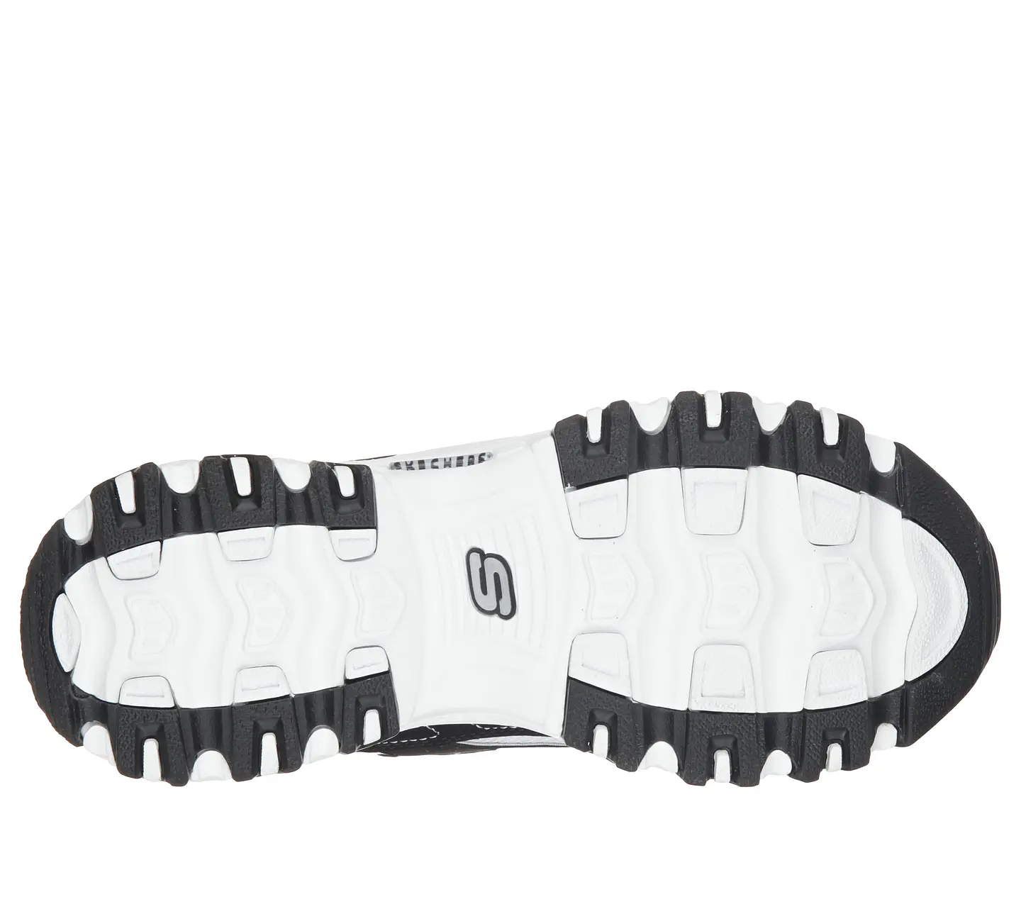 Zapatilla Mujer D´lites Biggest Fan Casual Skechers 11930-bkw Negro-blanco 35 4