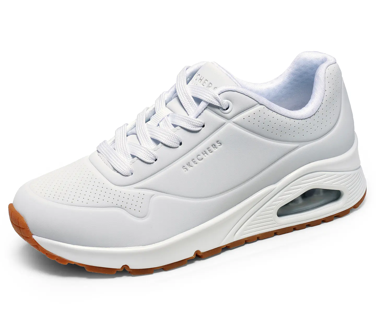 Zapatilla Aire Mujer Uno Stand On Air Sport Skechers 73690-wht Blanco 35 2