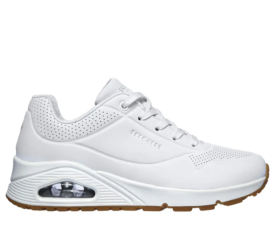 Zapatilla Aire Mujer Uno Stand On Air Sport Skechers 73690-wht Blanco 35 1