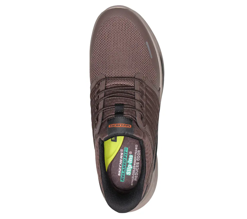 Zapatilla Slpins Hombre Slade Casual Skechers 211389-brn Brown 39 6