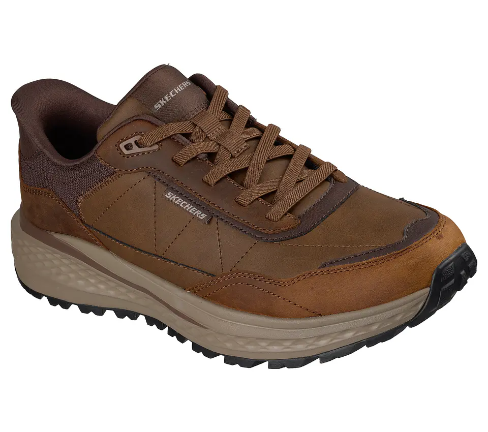 Zapato Slipins Hombre Slade Ultra Casual Skechers 211350-cdb Cafe 39 3