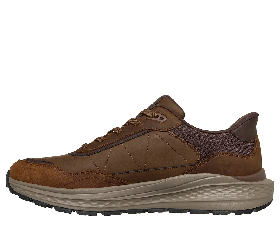 Zapato Slipins Hombre Slade Ultra Casual Skechers 211350-cdb Cafe 39 4