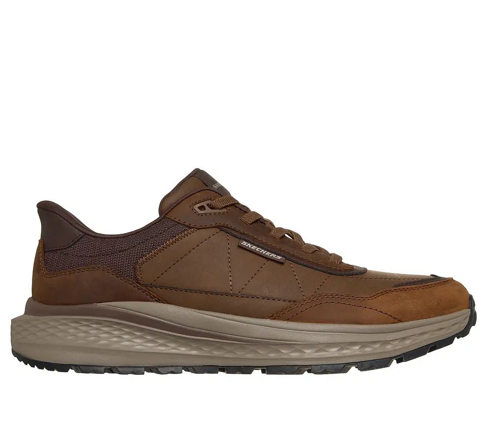 Zapato Slipins Hombre Slade Ultra Casual Skechers 211350-cdb Cafe 39 1