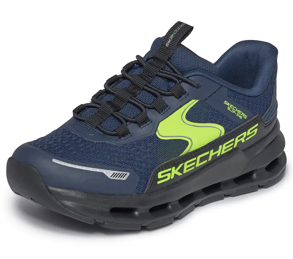 Zapatilla Slipins Adolescente Glide-step Plus Casual Skechers 404203l-nvbk Navy 34 6