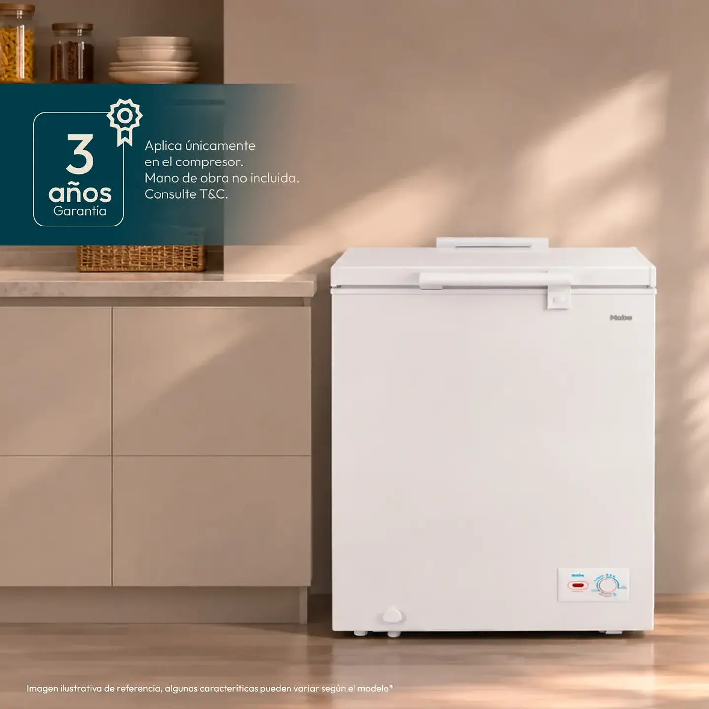 FREEZER HORIZ. 100L MABE  FDHMHM100PPLB0 4
