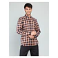 Camisa Hombre M/l Cuadriile C/b Arrow Cm33022na Naranja S - Miniatura 1