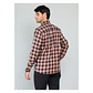 Camisa Hombre M/l Cuadriile C/b Arrow Cm33022na Naranja S - Miniatura 2