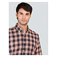 Camisa Hombre M/l Cuadriile C/b Arrow Cm33022na Naranja S - Miniatura 3