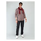 Camisa Hombre M/l Cuadriile C/b Arrow Cm33022na Naranja S - Miniatura 4