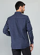 Camisa Hombre M/l Cuadros S/b Arrow Cm33018az Azul S - Miniatura 2