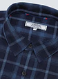 Camisa Hombre M/l Cuadros S/b Arrow Cm33013az Azul S - Miniatura 4