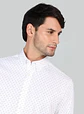Camisa Hombre M/l Full Print S/b Spandex Arrow Cm33011bl Blanco S - Miniatura 3