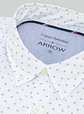 Camisa Hombre M/l Full Print S/b Spandex Arrow Cm33011bl Blanco S - Miniatura 6