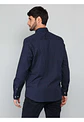 Camisa Hombre M/l Full Print S/b Spandex Arrow Cm33011az Azul L - Miniatura 5
