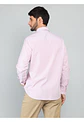 Camisa Hombre M/l Microlistado S/b Spandex Arrow Cm33008rd Rosado S - Miniatura 3