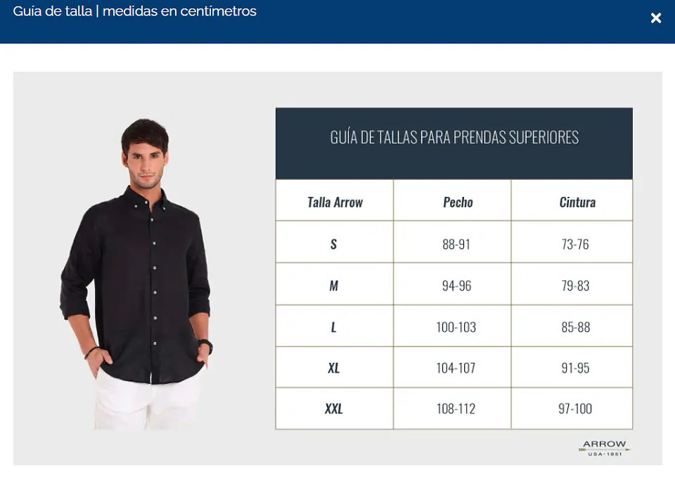 Camisa Hombre M/l Cuadriile C/b Arrow Cm33022na Naranja S 5