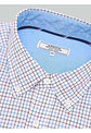 Camisa Hombre M/l Cuadros S/b Arrow Cm33003ro Rojo S - Miniatura 4