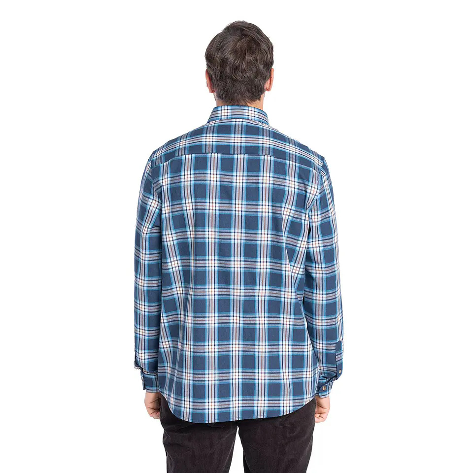 Camisa Hombre M/l Regular Fit Cuadros Algodón C/bols Long Island Mc-gregor M Paq. Vela S Mgi601000n_574 3