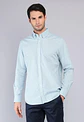 Camisa Hombre M/l Cuadrille C/b Arrow Cm33009ce Celeste S - Miniatura 1