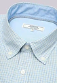 Camisa Hombre M/l Cuadrille C/b Arrow Cm33009ce Celeste S - Miniatura 5