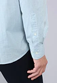 Camisa Hombre M/l Cuadrille C/b Arrow Cm33009ce Celeste S - Miniatura 6