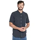 Camisa Hombre M/c Lisa Lyocell Santiago Potros Ptv625354n-077 Azul S - Miniatura 1