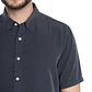 Camisa Hombre M/c Lisa Lyocell Santiago Potros Ptv625354n-077 Azul S - Miniatura 3