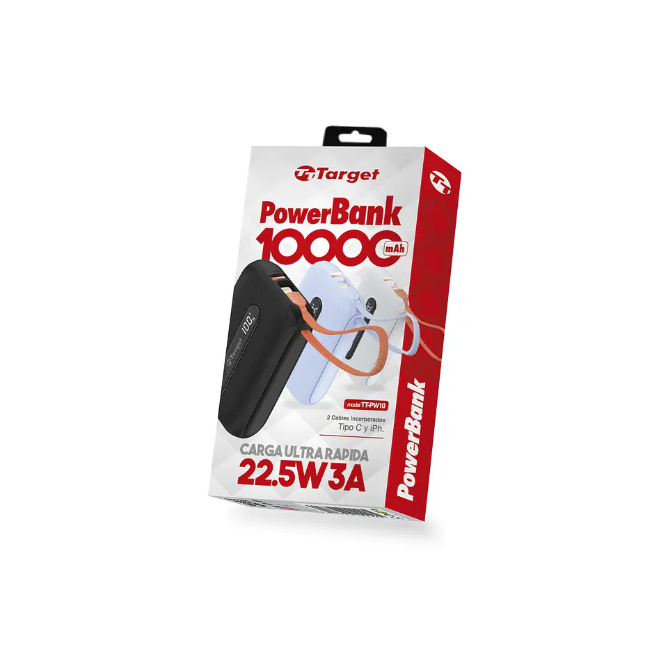 POWER BANK WH TARGET 10000MAH  1