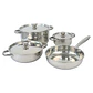 Bateria de Cocina A. Inox 7pzas Malaga Doral Menaje Bataima7p - Miniatura 2