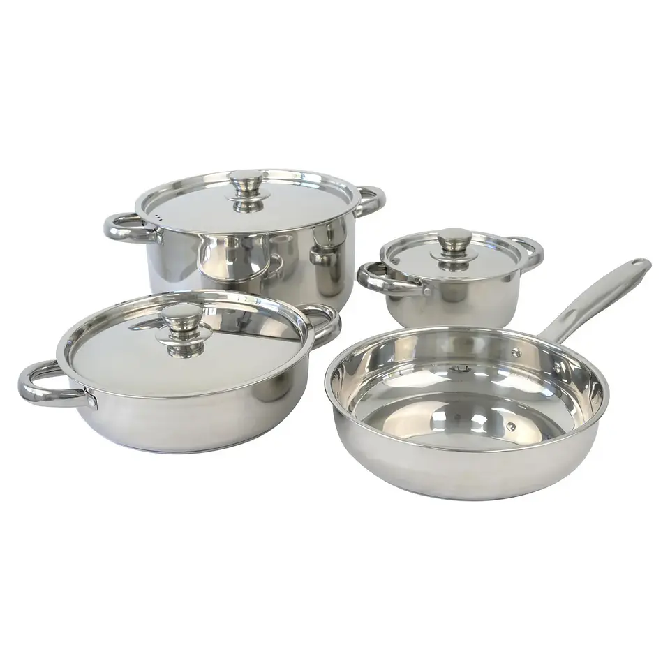 Bateria de Cocina A. Inox 7pzas Malaga Doral Menaje Bataima7p 2
