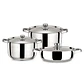 Bateria de Cocina A. Inox 6pzas Malaga Doral Menaje Bataima6l - Miniatura 1