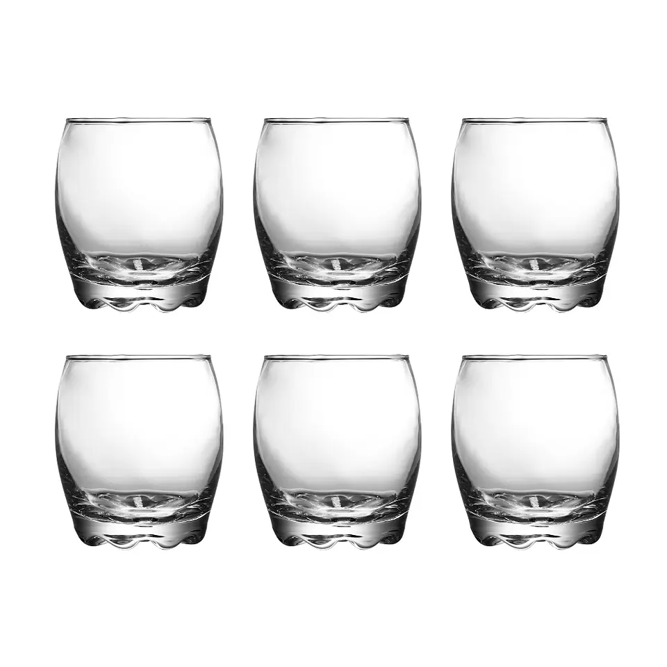 Set 6vasos Bajo Bossa Doral Menaje S6vgbo284 2