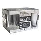 Set 6vasos Alto Classic Doral Menaje S6vgcl330 - Miniatura 3