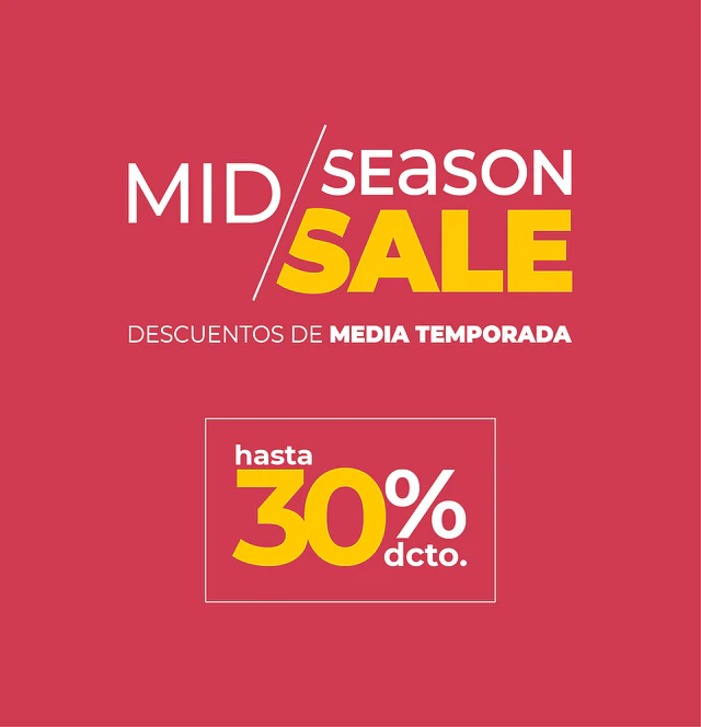 Ya comenzo Mid Season Sale !