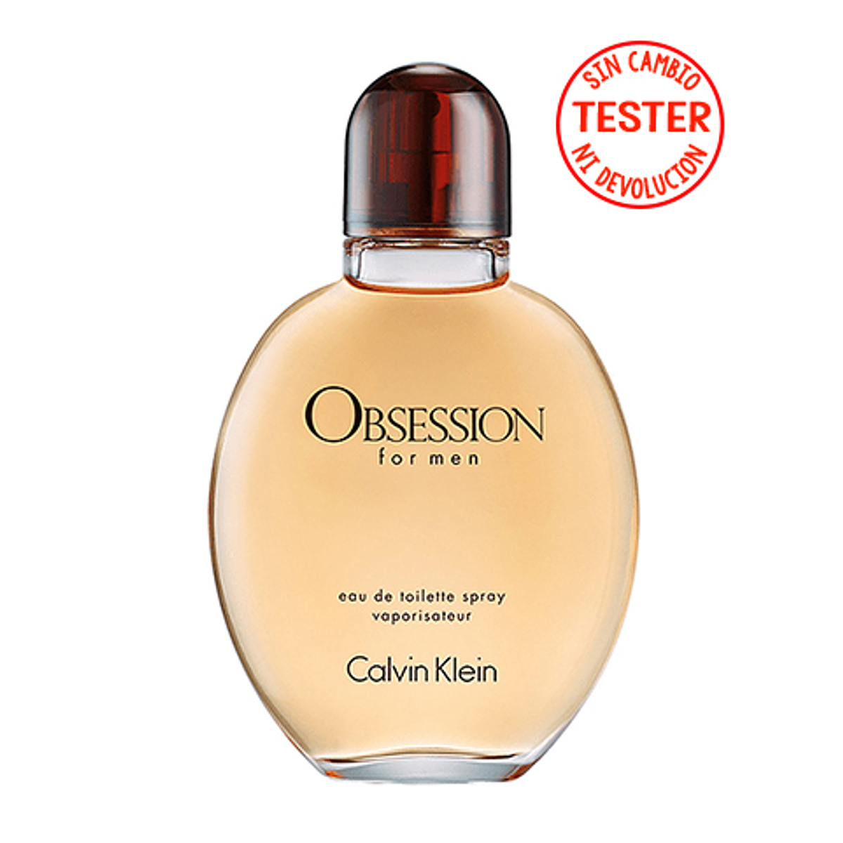OBSESSION FOR MEN 125 ML (TESTER-PROBADOR) CALVIN KLEIN